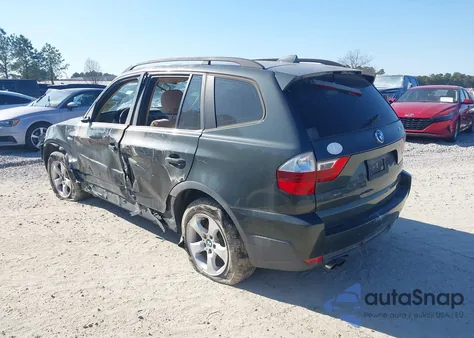 2007 BMW X3 3.0Si z USA, uszkodzony, nr VIN WBXPC93467WF17244